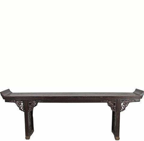 Z-9 Ft Long Antique Chinese Alter Console Table