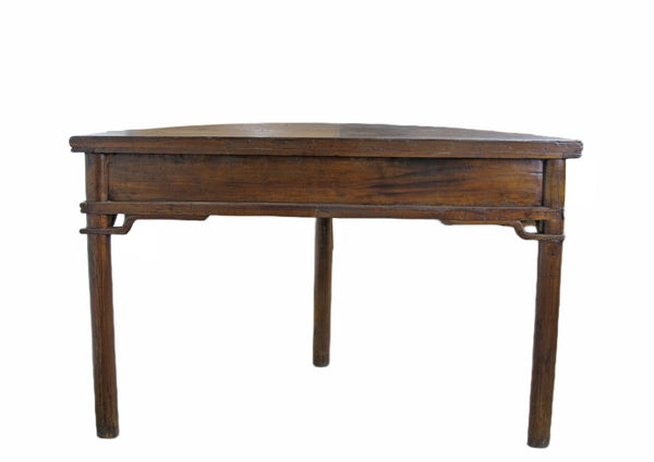 Half Moon Antique Chinese Hallway Console Table