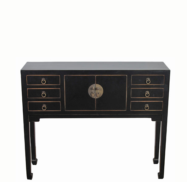 Z-Black Hallway Console Table