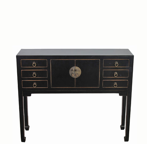 Z-Black Hallway Console Table