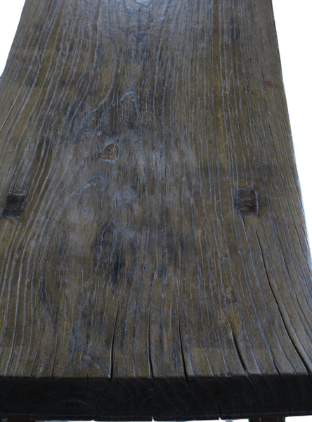 Hebei 8 ft Long Antique Countryside Console Table