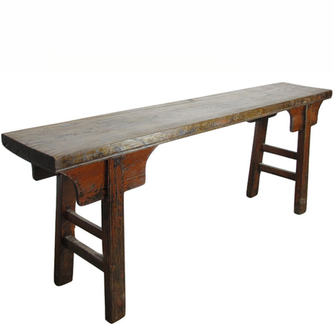 Hebei 8 ft Long Antique Countryside Console Table