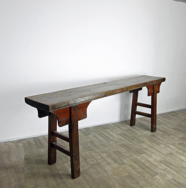 Hebei 8 ft Long Antique Countryside Console Table