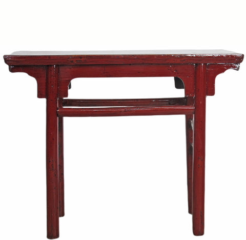 Small Red Vintage Stairway Table
