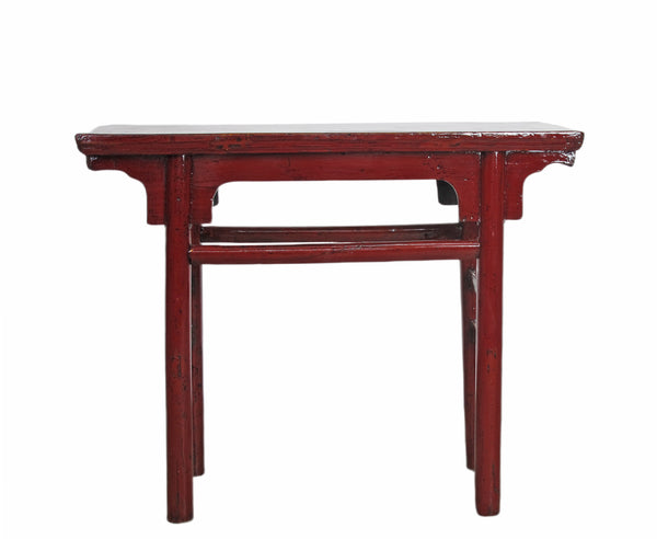 Small Red Vintage Stairway Table