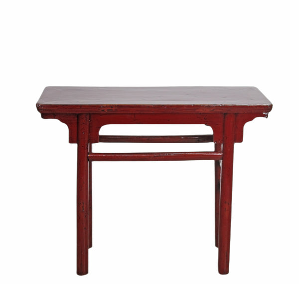 Small Red Vintage Stairway Table