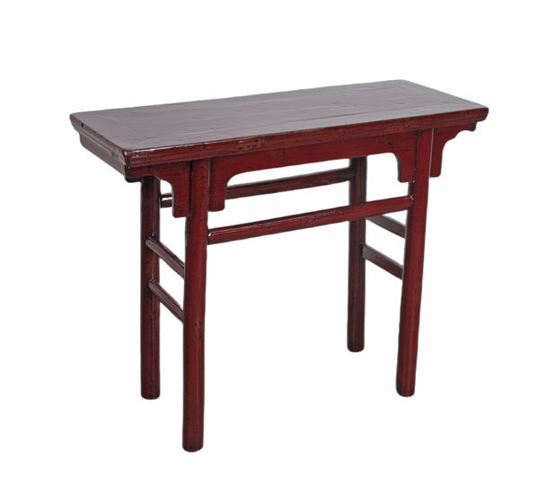 Small Red Vintage Stairway Table