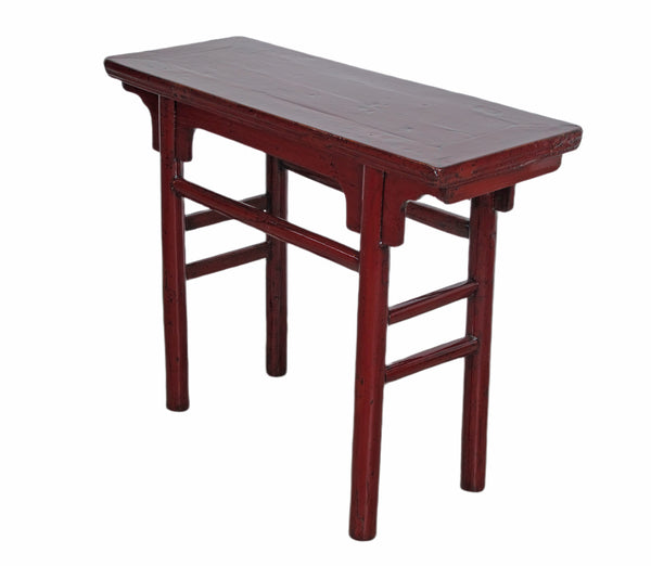 Small Red Vintage Stairway Table