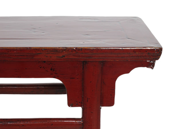Small Red Vintage Stairway Table