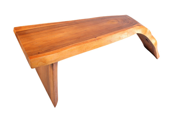 Modern One Slab Water Fall Living Edge Console Table 41