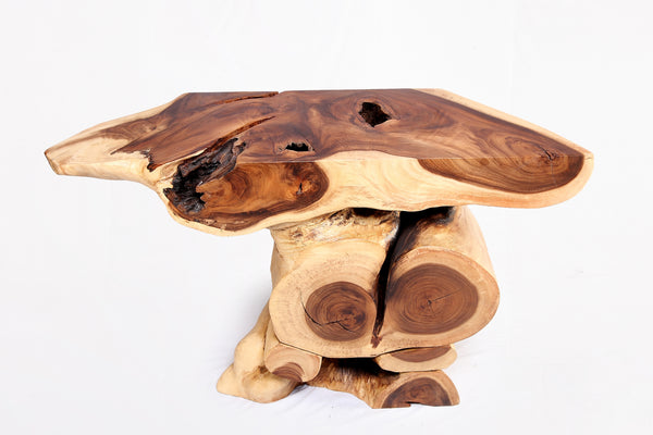 Naturel Form Console Table, 50" Long Brown 48