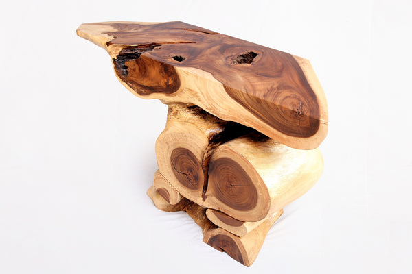 Naturel Form Console Table, 50" Long Brown 48