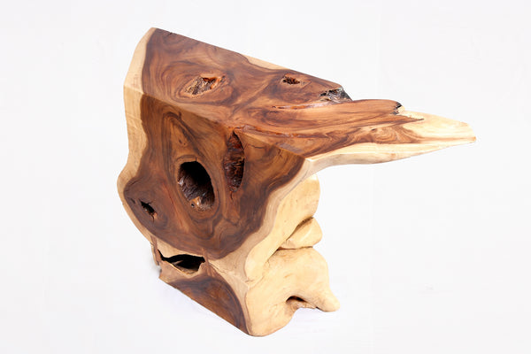 Naturel Form Console Table, 50" Long Brown 48