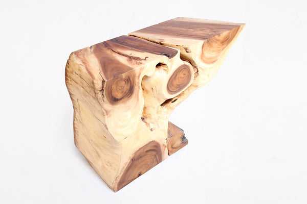 Naturel Form Console Table, 49" Long Brown 49