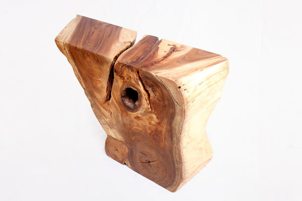 Naturel Form Console Table, 49" Long Brown 49