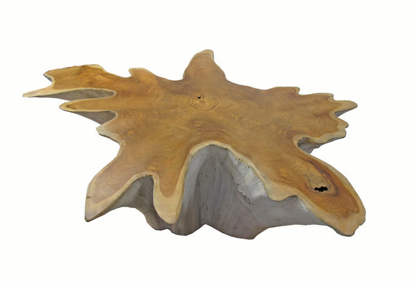 Organic Teak Root Coffee Table with Two Tones 75
