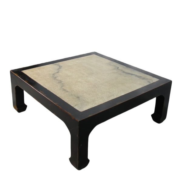 Vintage Marble Top Asian Coffee Table