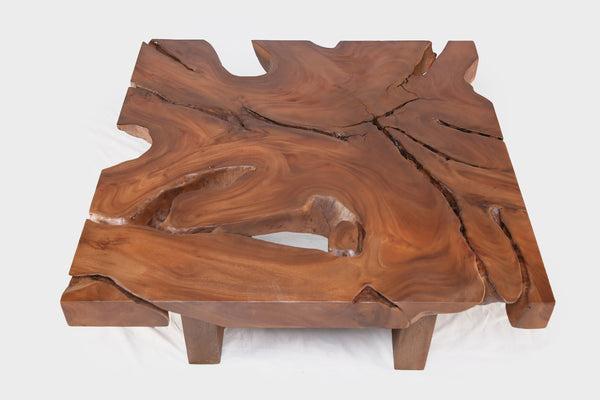 Square Living Edge Coffee Table 42