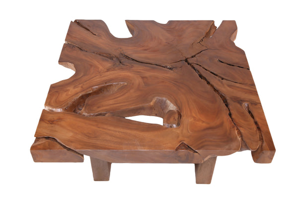 Square Living Edge Coffee Table 42