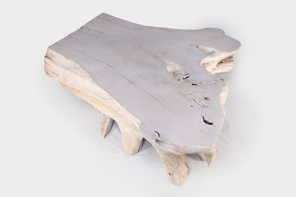 Z-White Teak Block Coffee Table 64