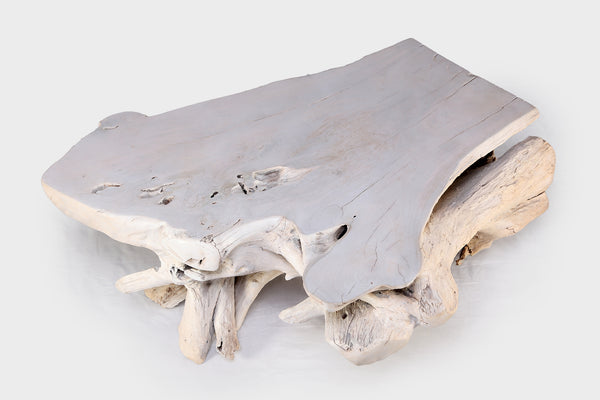 Z-White Teak Block Coffee Table 64