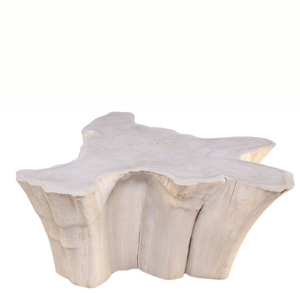 Z-Organic Teak Root Coffee Table 67-White Wash