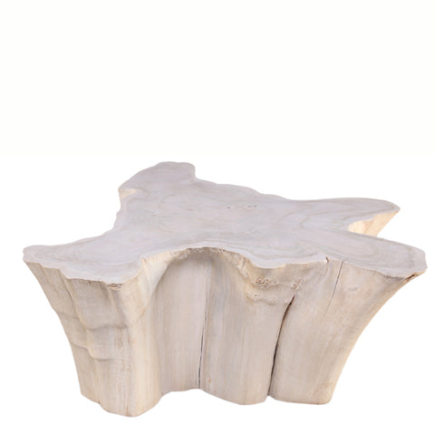 Z-Organic Teak Root Coffee Table 67-White Wash