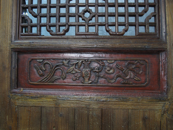Monumental 11 Feet Tall  Antique Chinese Screen Panel Door – Set of 6
