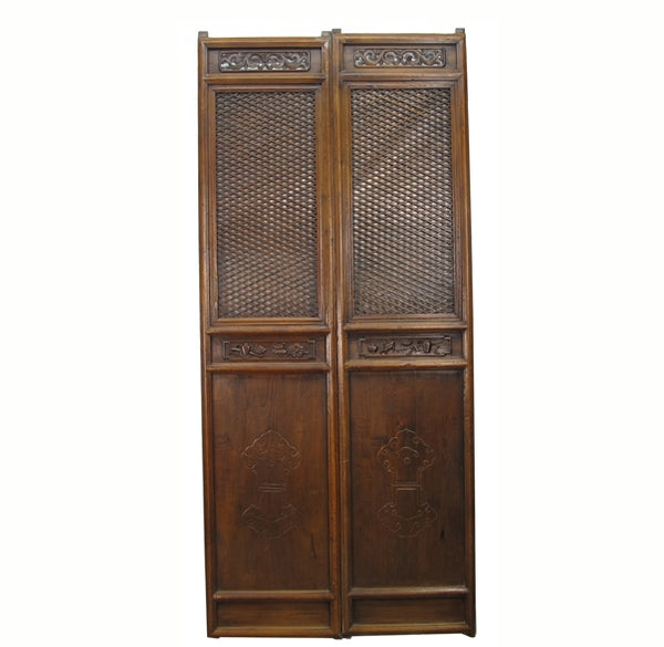 Pair of Beautiful Lattice Screen Door Panel