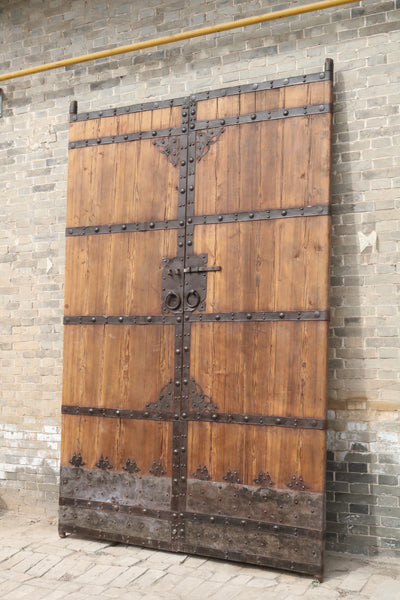 8.6 Feet Tall Large Vintage Chinese Door