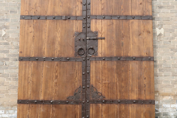 8.6 Feet Tall Large Vintage Chinese Door