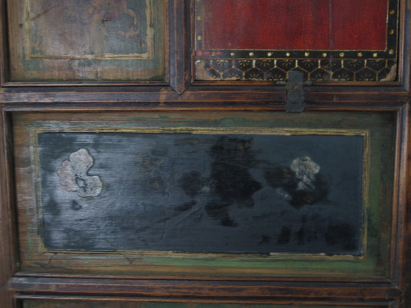 Mid 19th Century Hand Painted Room Divider - Set of 6