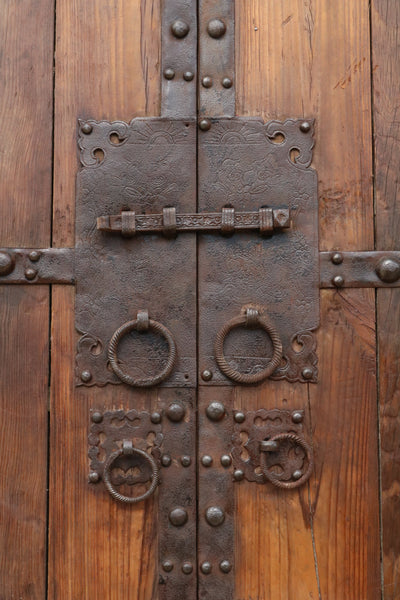 Z-Large Star Vintage Chinese Gate Door