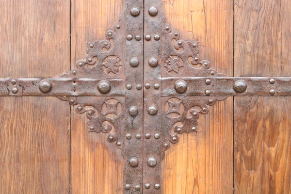 Z-Large Star Vintage Chinese Gate Door