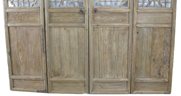 Set of 4 Antique Farmer Screen Door Panels
