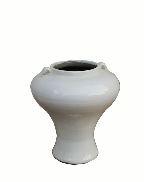 Tall White Ceramic Vase - Dyag East