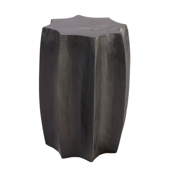 Octagon Black Accent or Side Table or Stool of Stool