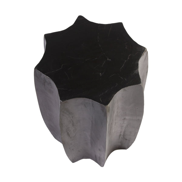 Octagon Black Accent or Side Table or Stool of Stool