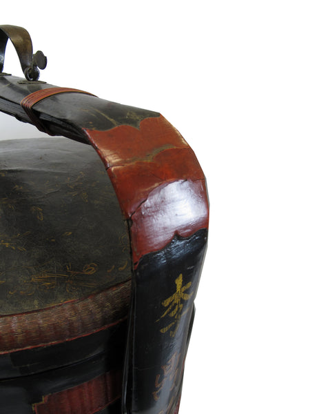 Chinese Antique Bamboo Food Basket - Dyag East