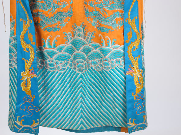 Yellow Vintage Peking Opera Costume - Dyag East