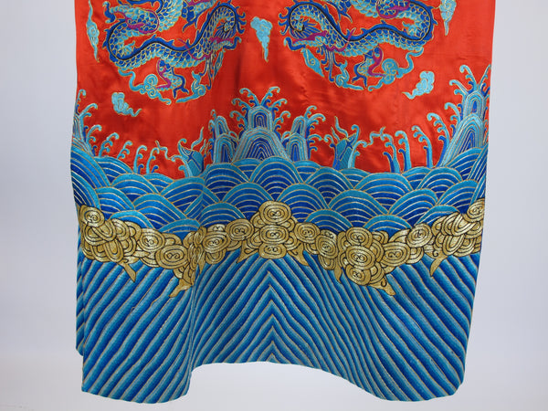 Red Vintage Peking Opera Costume - Dyag East