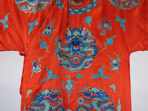Red Vintage Peking Opera Costume - Dyag East