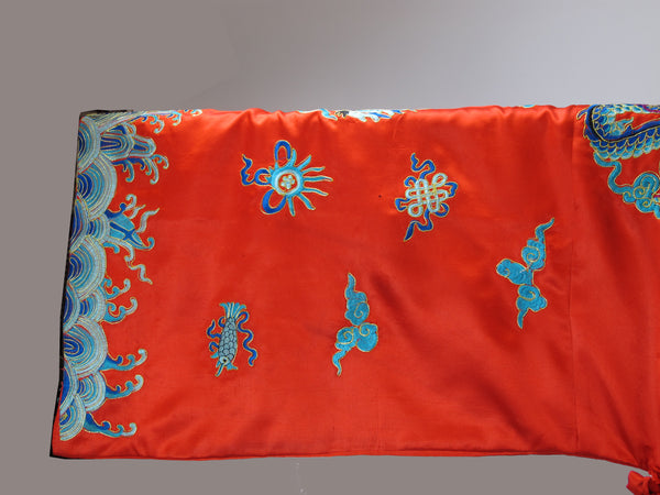 Red Vintage Peking Opera Costume - Dyag East