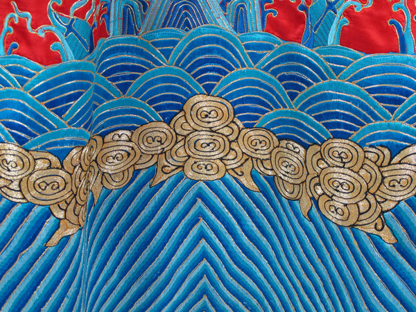 Red Vintage Peking Opera Costume - Dyag East