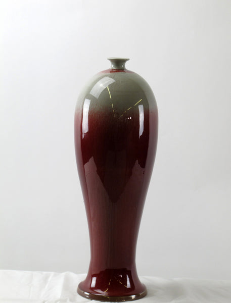 Tall Jun Porcelain Vase - Dyag East