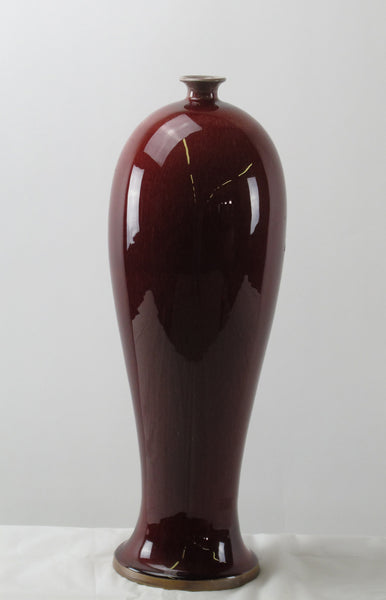 Tall Jun Porcelain Vase - Dyag East