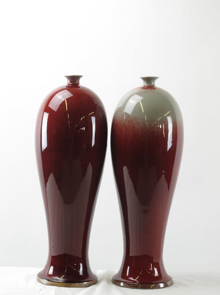 Tall Jun Porcelain Vase - Dyag East