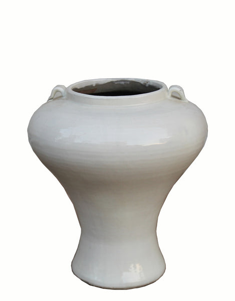 Tall White Ceramic Vase - Dyag East