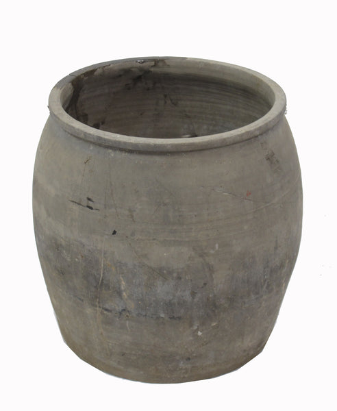 Grey Black Planter Pot