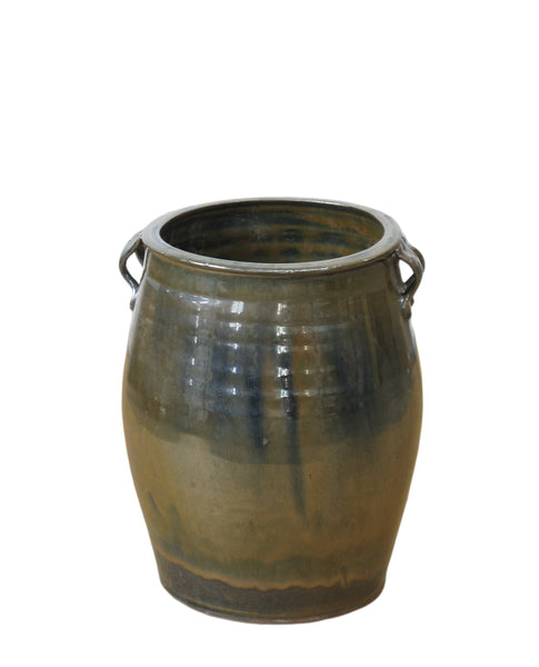 Hand Glazed Multi Color Flower Pot